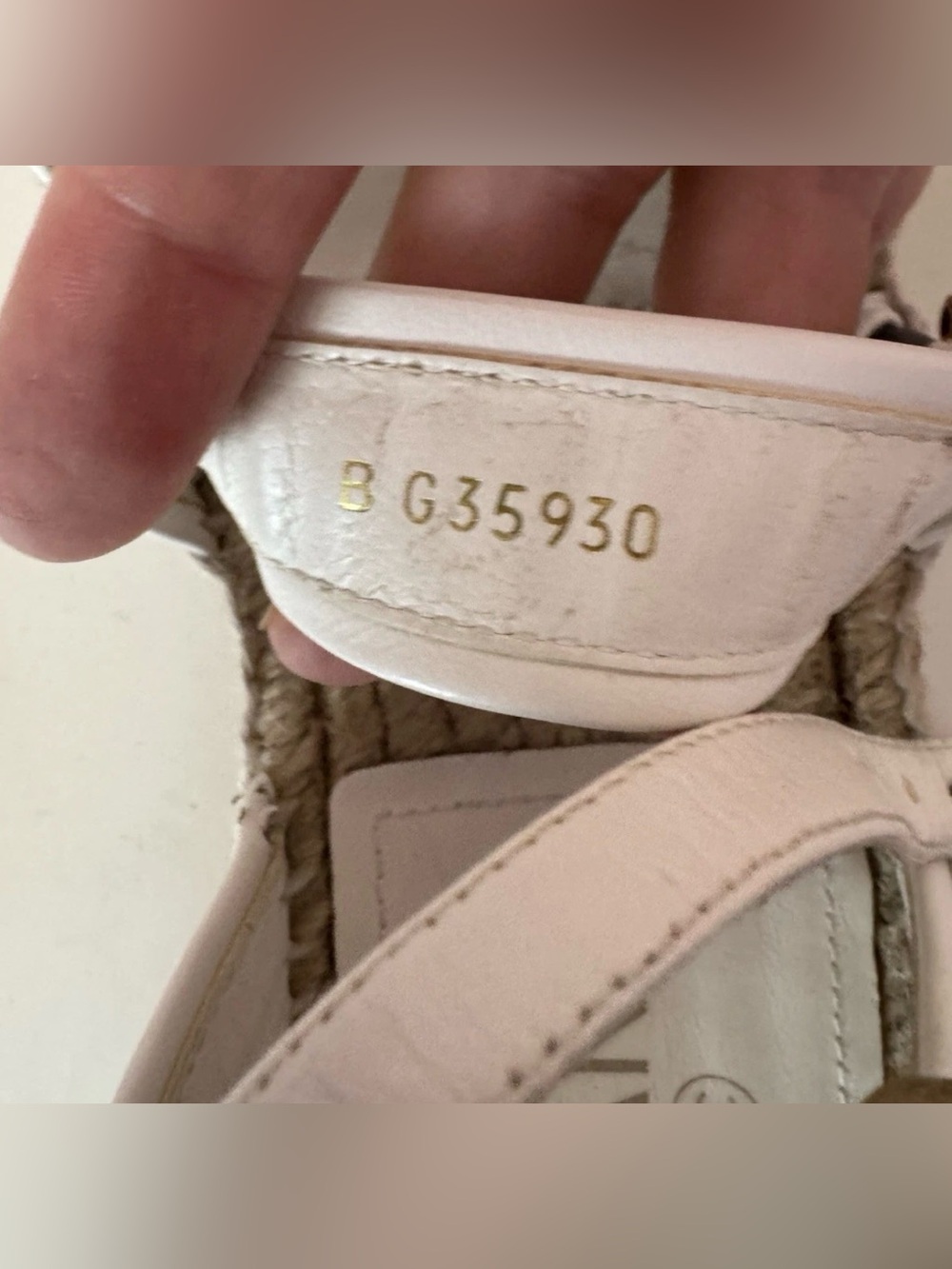 Chanel White Dad Sandals with Black Trim - Picture 12 of 15